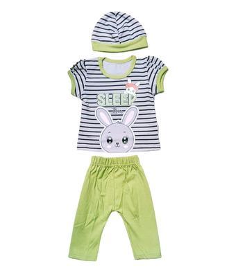 Baby Girl's Cotton Shirt And Trouser Set