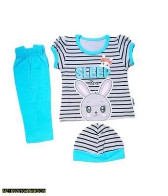 Baby Girl's Cotton Shirt And Trouser Set