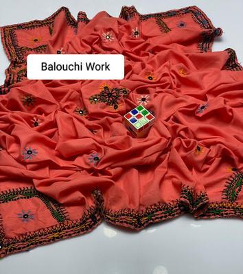 Women's Swiss Embroidered Border Shawl