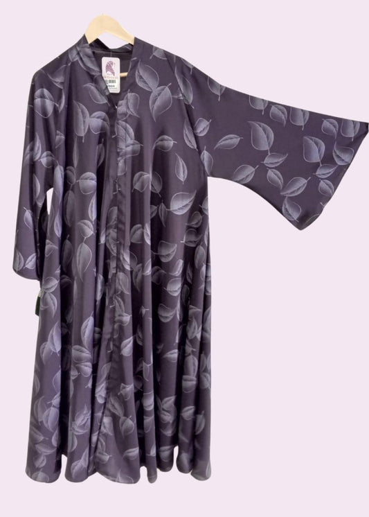 Nida Printed Maxi Abaya