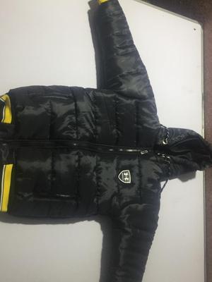 1 Pc Boy's Stitched Polyester Quilted Plain Puffer Jacket