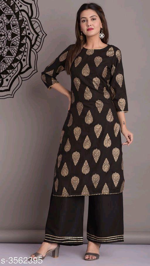 2 Pcs Women's Stitched Silk Printed Suit