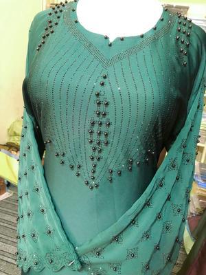 Nida Embroidered Full Abaya