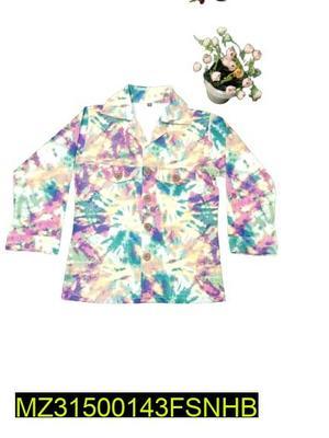 1 Pc Boy's Stitched Twill Printed Jacket