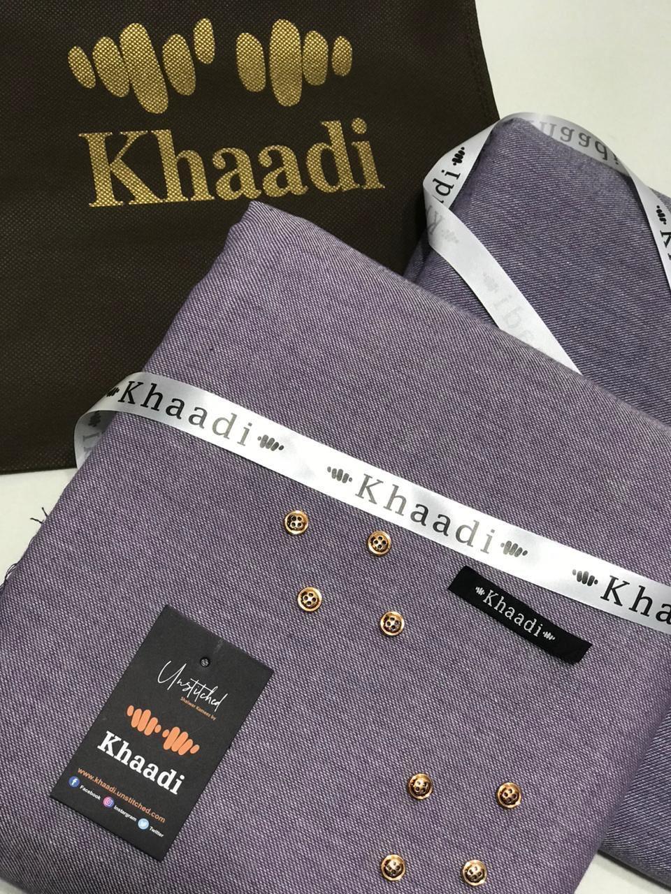 Men’s Unstitched Khaddar Plain Suit