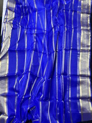 Women's Organza Silk Plain Shawl