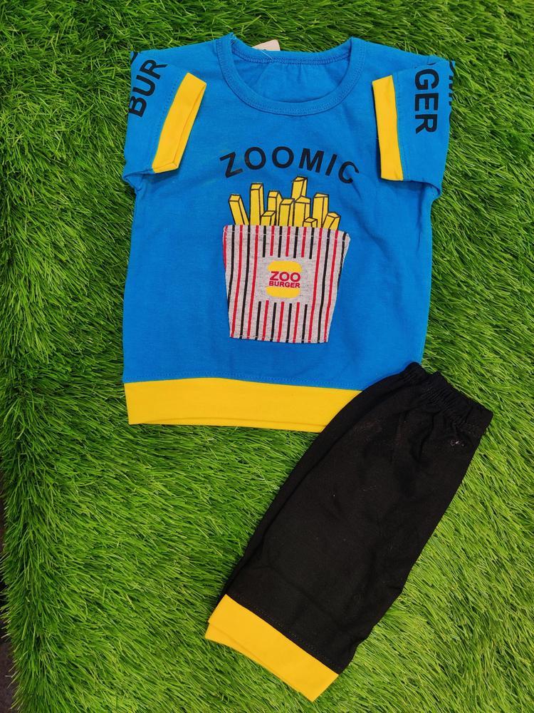 Baby Boy's Blended T-Shirt And Knicker Set