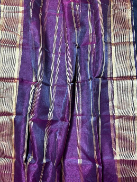 Women's Organza Silk Plain Shawl