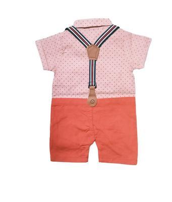 Baby Boy's Cotton Romper Set