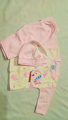 3 Pcs Kid's Stitched Fleece Printed Shirt And Trouser Set