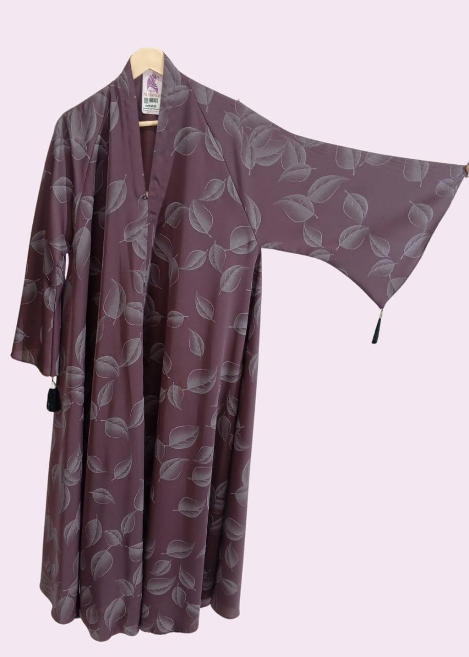 Nida Printed Maxi Abaya