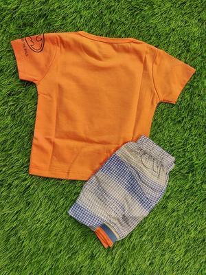 Baby Girl's Blended Shirt And Short Set