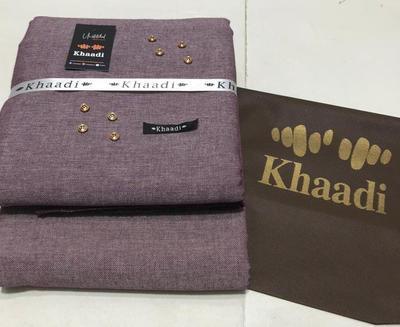 Men’s Unstitched Khaddar Plain Suit