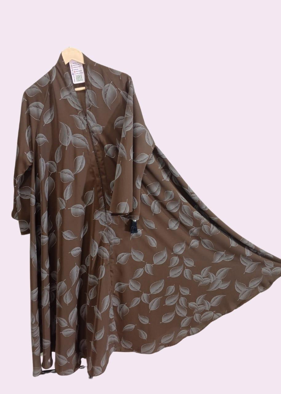 Nida Printed Maxi Abaya