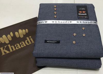 Men’s Unstitched Khaddar Plain Suit