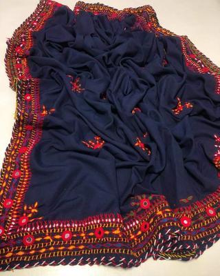 Women's Swiss Lawn Embroidered Shawl