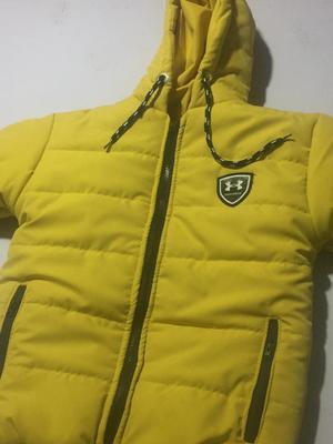 1 Pc Boy's Stitched Polyester Quilted Plain Puffer Jacket