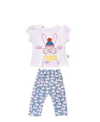 Baby Girl's Cotton Shirt And Trouser Set