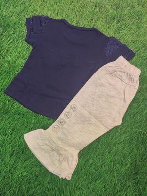 Baby Girl's Blended Shirt And Trouser