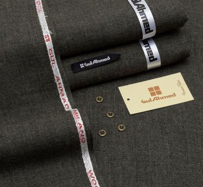 Men’s Unstitched Wool Plain Suit