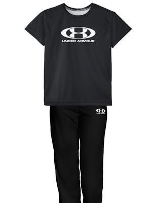 2 Pcs Boy's Jersey Printed Tracksuit