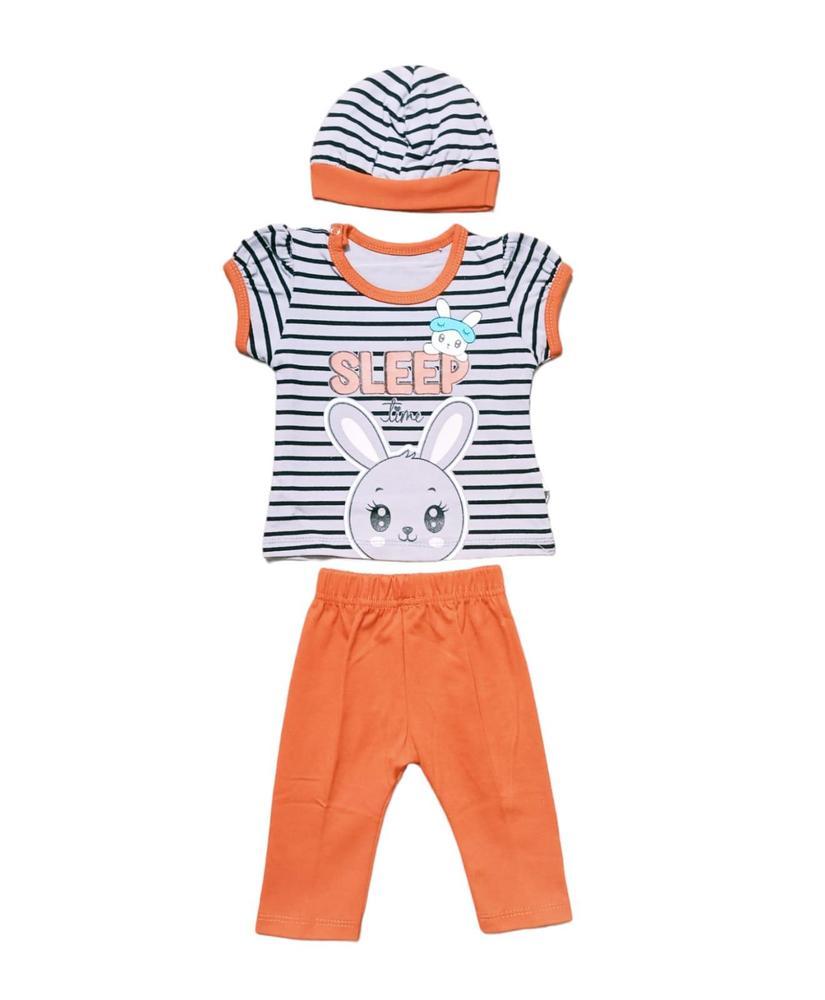 Baby Girl's Cotton Shirt And Trouser Set