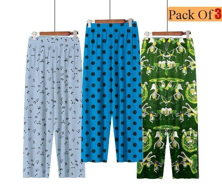 1 Pc Women's Stitched Cotton Jersey Printed Trouser