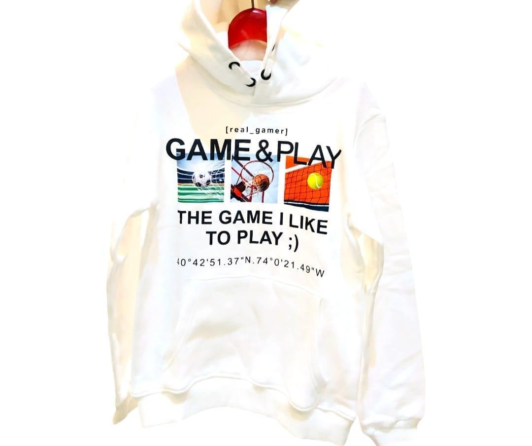 1 Pc Boy's Fleece Printed Hoodie