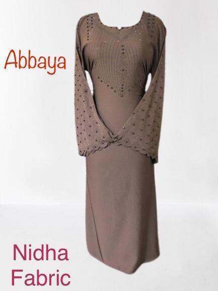 Women's Stitched Nidha Embroidered Abaya