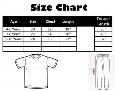 2 Pcs Boy's Jersey Printed Tracksuit