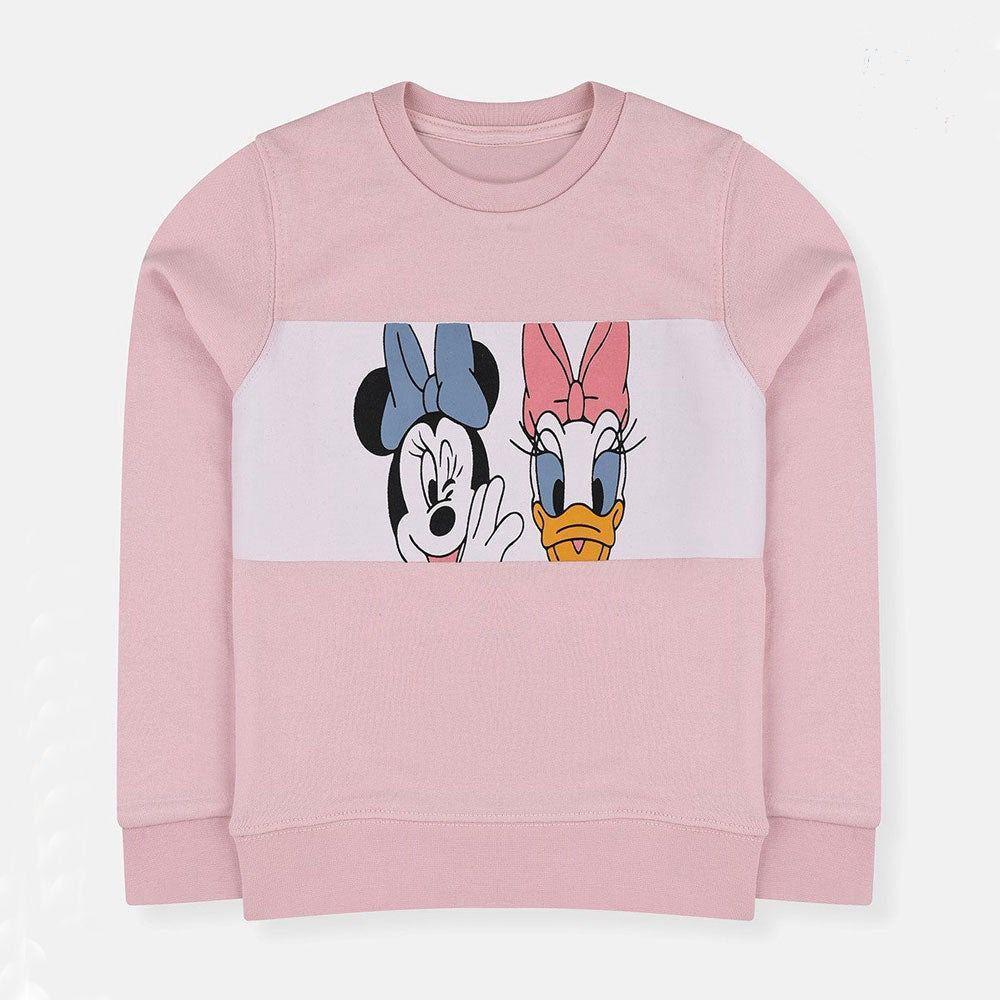 Minnie and Daisy Light Pink Terry Sweatshirt