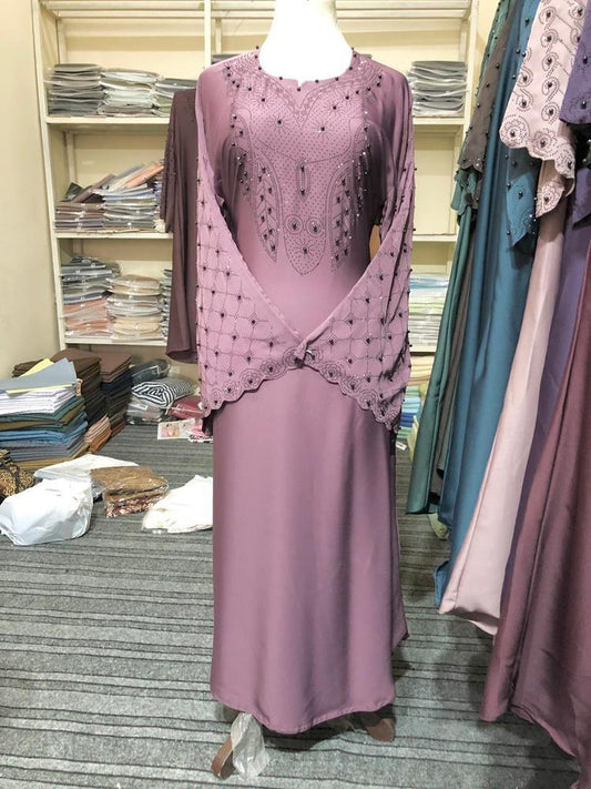 Nida Embroidered Full Abaya