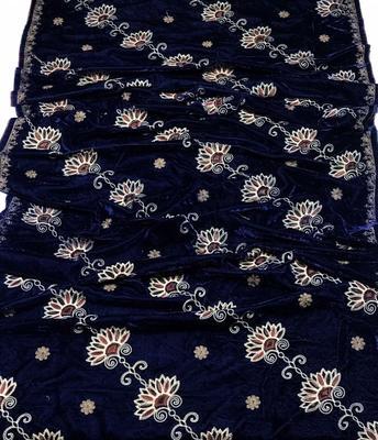 Women's Velvet Embroidered Shawl