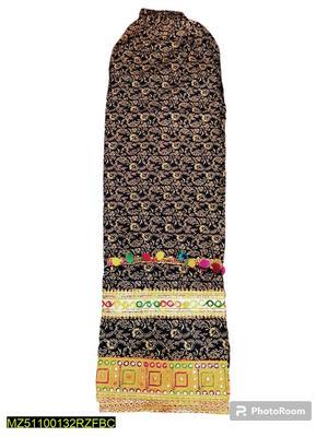 1 Pc Women's Stitched Cotton Embroidered Trouser