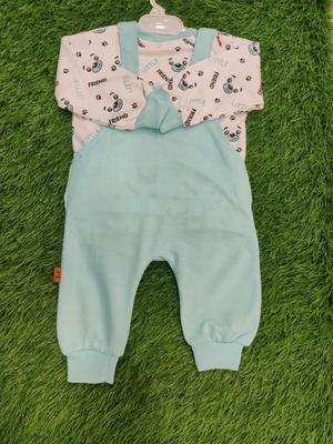 Unisex Cotton Printed Romper Set