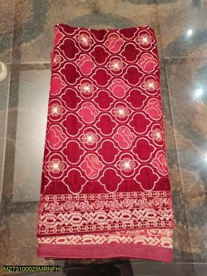 1 Pc Women's Velvet Embroidered Shawl