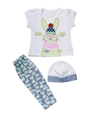 Baby Girl's Cotton Shirt And Trouser Set