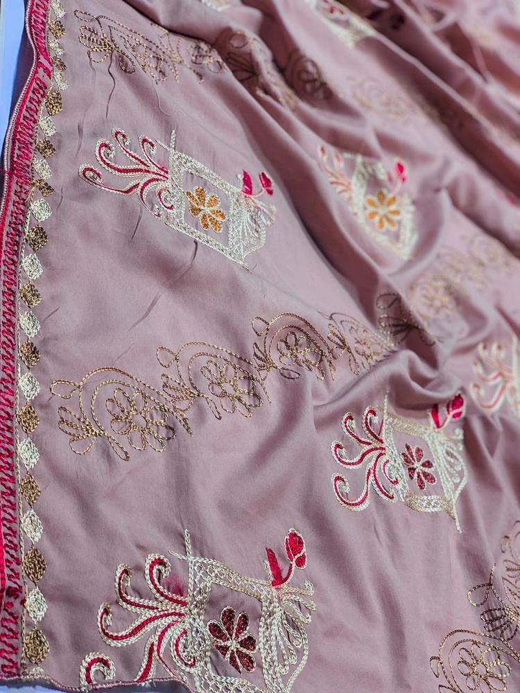 Women's Swiss Embroidered Shawl