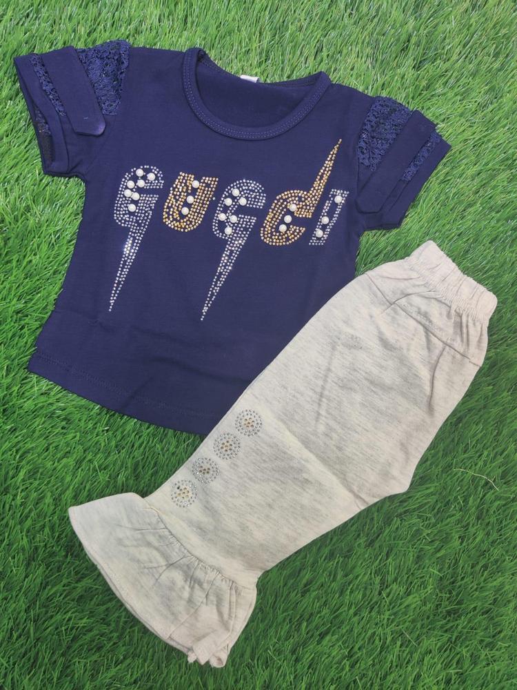 Baby Girl's Blended Shirt And Trouser