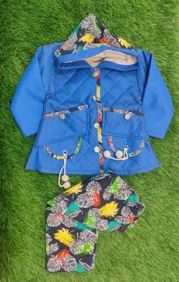 Baby Girl Frock And Trouser Set