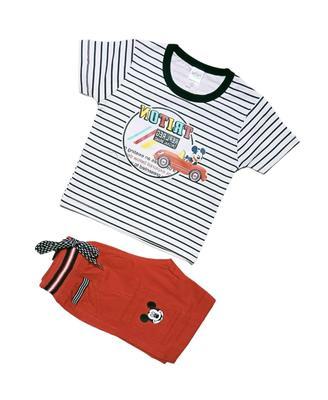 Baby Boy's Blended T-Shirt And Knicker Set