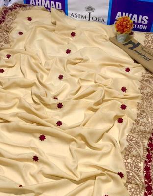 Women's Swiss Lawn Embroidered Shawl