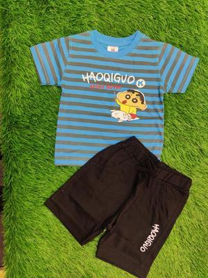 Baby Boy's Blended T-Shirt And Knicker Set