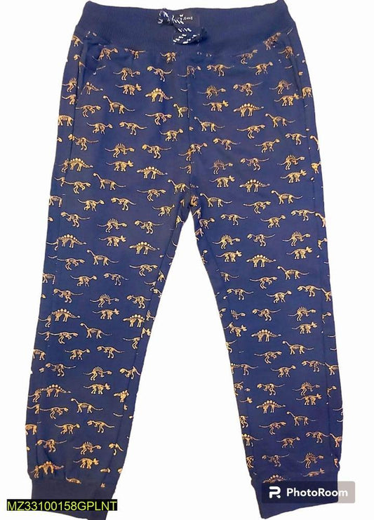 1 Pc Boy's Stitched Fleece Printed Trouser