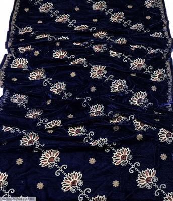 Women's Velvet Embroidered Shawl