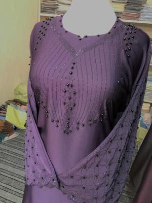 Women's Fancy Nida Embroidered Abaya