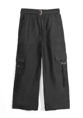 1 Pc Women's Stitched Grip Cargo Trouser With Belt