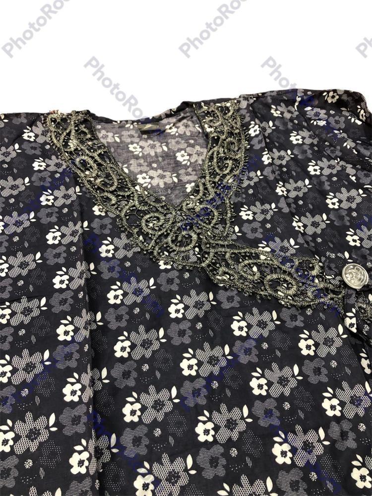 2 Pcs Women's Stitched Lawn Printed Suit