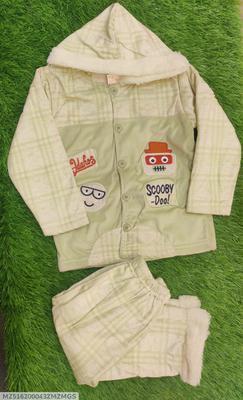 Baby Girl Fleece Shirt And Trouser Set