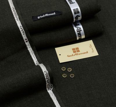 Men’s Unstitched Wool Plain Suit